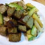 Estofado de proteínas vegetales